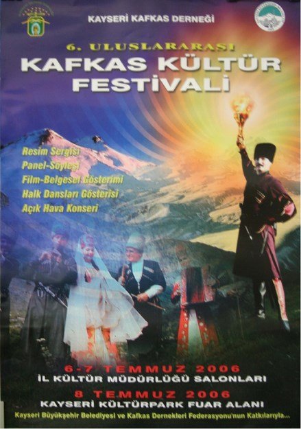 6. Uzunyayla Çerkes Kültür Festivali Afişi