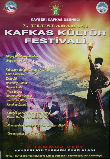 7. Uzunyayla Çerkes Kültür Festivali Afişi