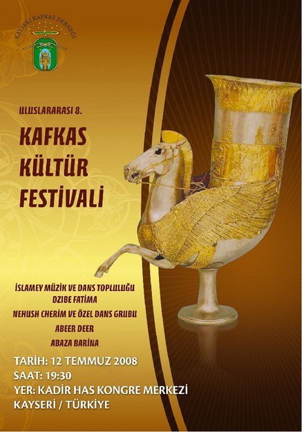 8. Uzunyayla Çerkes Kültür Festivali Afişi